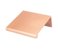 Berenson Corporation BQ1046-40BC-P Bravo Series, Aluminum Edge Pull, 1-1/4" Center to Center - Brushed Copper Finish