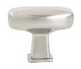 Berenson Corporation BQ1236-1BPN-P Subtle Surge Series, Solid Brass Knob, 1-9/16" Length - Brushed Nickel Finish