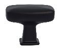 Berenson Corporation BQ1239-1055-P Subtle Surge Series, Solid Brass Knob, 1-9/16" Length - Matte Black Finish
