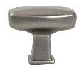 Berenson Corporation BQ1241-1VTN-P Subtle Surge Series, Solid Brass Knob, 1-9/16" Length - Vintage Nickel Finish