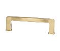 Berenson Corporation BQ1246-1MDB-P Subtle Surge Series, Solid Brass Pull, 3-3/4" Center to Center - Modern Brushed Gold Finish