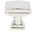 Berenson Corporation BQ1274-1014-P Tailored Traditional Series, Solid Brass Knob, 1-1/4" Diameter - Polished Nickel Finish