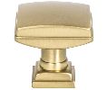 Berenson Corporation BQ1276-1MDB-P Tailored Traditional Series, Solid Brass Knob, 1-1/4" Diameter - Modern Brushed Gold Finish