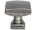 Berenson Corporation BQ1277-1VTN-P Tailored Traditional Series, Solid Brass Knob, 1-1/4" Diameter - Vintage Nickel Finish
