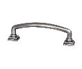 Berenson Corporation BQ1283-1VTN-P Tailored Traditional Series, Solid Brass Pull, 3-3/4" Center to Center - Vintage Nickel Finish