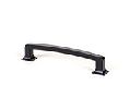 Berenson Corporation BQ2048-1055-P Timeless Charm Series, Zinc Pull, 6-5/16" Center to Center - Black Finish