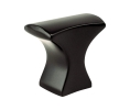 Berenson Corporation BQ2141-1055-P Aspire Series, Zinc Knob, 1-1/4" Length - Matte Black Finish
