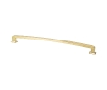 Berenson Corporation BQ2157-1MDB-P Hearthstone Series, Zinc Appliance Pull, 18" Center to Center - Modern Brushed Gold Finish