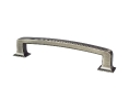 Berenson Corporation BQ2162-1VTN-P Hearthstone Series, Zinc Pull, 6-5/16" Center to Center - Vintage Nickel Finish