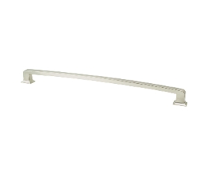 Berenson Corporation BQ2168-1BPN-P Hearthstone Series, Zinc Appliance Pull, 18" Center to Center - Brushed Nickel Finish