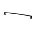 Berenson Corporation BQ2169-1055-P Hearthstone Series, Zinc Appliance Pull, 18" Center to Center - Matte Black Finish