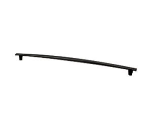 Berenson Corporation BQ2292-4055-P Meadow Series, Aluminum Appliance Pull, 17-5/8" Center to Center - Matte Black Finish