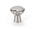 Berenson Corporation BQ2337-1BPN-P Timeless Charm Series, Zinc Knob, 1-1/4" Diameter - Brushed Nickel Finish