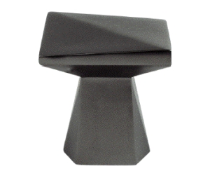 Berenson Corporation BQ2389-1SLT-P Swagger Series, Zinc Small Knob, 1-3/16" Length - Slate Finish
