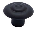 Berenson Corporation BQ3055-55 Rhapsody Series, Zinc Die Cast Knob, 1-1/4" Diameter - Black Finish