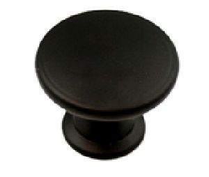Berenson Corporation BQ4106-4055-P Alto Series, Aluminum Knob, 1-3/4" Diameter - Matte Black Finish