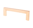 Berenson Corporation BQ4180-10PC-P Metro Series, Zinc Pull, 3-3/4" Center to Center - Polished Copper Finish