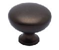 Berenson Corporation BQ7908-ORB Adagio Series, Zinc Die Cast Knob, 1-1/4" Diameter - Oil Rubbed Bronze Finish