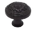 Berenson Corporation BQ8257-ORB Toccata Series, Zinc Die Cast Knob, 1-1/4" Diameter - Oil Rubbed Bronze Finish
