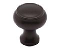 Berenson Corporation BQ8287-ORB Forte Series, Zinc Die Cast Knob, 1-1/4" Diameter - Oil Rubbed Bronze Finish