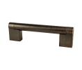 Berenson Corporation BQ9119-10VB-P Advantage Series, Zinc Bar Pull, 3-25/32" Center to Center - Verona Bronze Finish