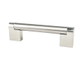 Berenson Corporation BQ9120-1BPN-P Advantage Series, Zinc Bar Pull, 3-25/32" Center to Center - Brushed Nickel Finish
