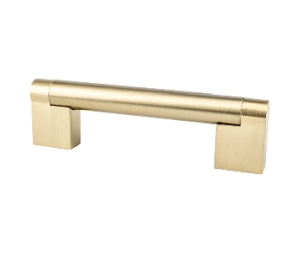Berenson Corporation BQ9121-10CZ-P Advantage Series, Zinc Bar Pull, 3-25/32" Center to Center - Champagne Finish