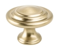 Berenson Corporation BQ9131-10CZ-P Advantage Series, Zinc Ringed Knob, 1-5/16" Diameter - Champagne Finish