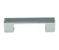 Berenson Corporation BQ9201-1026-P Skyline Series, Zinc Pull, 3" & 3-3/4" Center to Center - Chrome Finish
