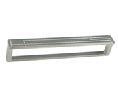 Berenson Corporation BQ9217-1BPN-P Oak Park Series, Zinc Die Cast Pull, 6-5/16" Center to Center - Brushed Nickel Finish