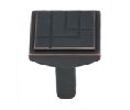 Berenson Corporation BQ9218-10VB-P Oak Park Series, Zinc Square Knob, 1-1/8" Diameter - Verona Bronze Finish