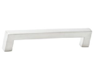 Berenson Corporation BQ9284-1BPN-C Square Series, Zinc Die Cast Pull, 5-1/16" Center to Center - Brushed Nickel Finish