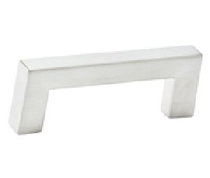 Berenson Corporation BQ9290-1BPN-C Square Series, Zinc Die Cast Pull, 2-1/2" Center to Center - Brushed Nickel Finish