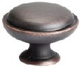 Berenson Corporation BQ9336-10VB-P Advantage Plus Series, Zinc Die Cast Knob, 1-1/8" Diameter - Verona Bronze Finish