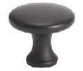 Berenson Corporation BQ9431-1055-P Advantage Plus 7 Series, Zinc Knob, 1-1/8" Diameter - Black Finish