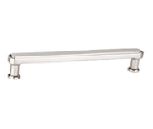 Berenson Corporation BQ9456-1BPN-P Harmony Series, Zinc Die Cast Pull, 6-5/16" Center to Center - Brushed Nickel Finish