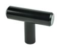 Berenson Corporation BQ9547-2055-P Advantage Series, Steel T-Bar Knob, 1-9/16" Length - Matte Black Finish