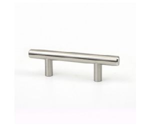 Berenson Corporation BQ9557-2BPN-P Advantage Plus 7 Series, Euro Pull Bar, 3" Center to Center - Brushed Nickel Finish