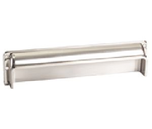 Berenson Corporation BQ9794-1BPN-P Recess Series, Zinc Die Cast Recessed Pull, 8-3/8" Overall Length - Brushed Nickel Finish