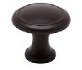 Berenson Corporation BQ9923-10 American Classics Series, Zinc Die Cast Knob, 1-1/8" Diameter - Rubbed Bronze Finish