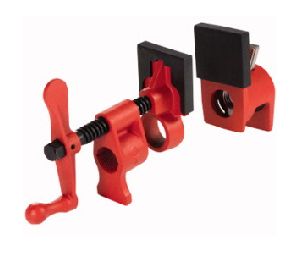 Bessey BEPC12-2 Traditional Style Pipe Clamp, Standard Reach, 1/2" Pipe Diameter