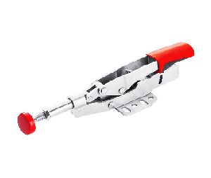 Bessey BESTC-IHH25 Toggle Clamp, Inline with Flanged Base, Auto Adjust, 5/8" Clamping Capacity, 9.17" Overall Length