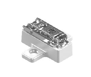 Blum BP173H913010  CLIP Thick Mounting Plate, Screw-On, Cam Adjustable, 5/8" Inset Recess - Nickel-Plated Finish