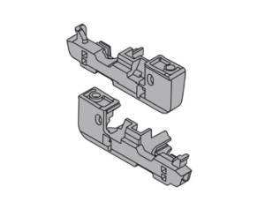 Blum BP2987600 Depth Adjuster Bumper Set for Runners, Blum Movento Accessories - Orion Gray Finish