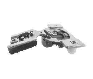 Blum BP38N358BE08 38N Soft-Close Hinge for 1/2" Overlay, Dowel, Edge - Nickel-Plated Finish