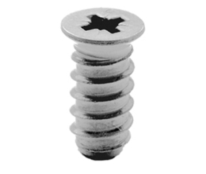 Blum BP6612000HG Deep Thread System Screws, #7 Gauge, 13/16" Length - Nickel Finish - 1000 per Box