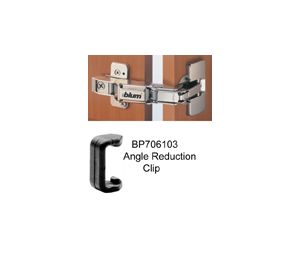 Blum BP71T6550 170° CLIP Top Self-Closing Hinge, Full Overlay, Screw-On - Nickel-Plated Finish