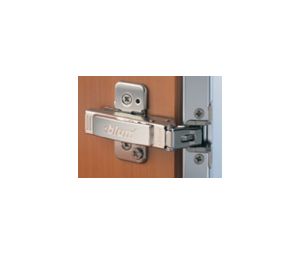 Blum BP73T550A 120° CLIP Top Self-Close Aluminum Door Hinge, Full Overlay, Screw-On - Nickel-Plated Finish