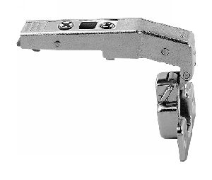 Blum BP79T9590B 95° CLIP Top Inset Blind Corner Hinge, Self-Closing, Tool-Less - Nickel-Plated Finish