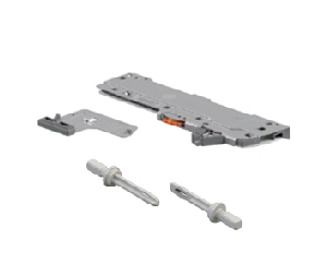 Blum BPT60L7340 Standard Duty L1 TIP-ON BLUMOTION Set, Left and Right, Light Gray